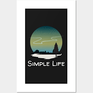 Simple Life - Northern Sky Posters and Art